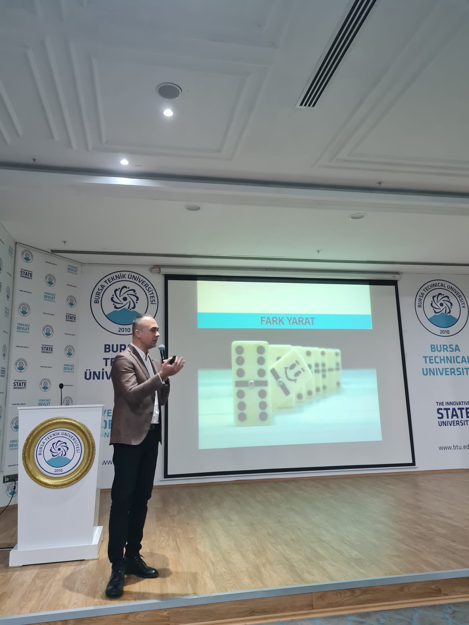 Murat Bayram üniversite öğrencilerine tecrübelerini anlattı